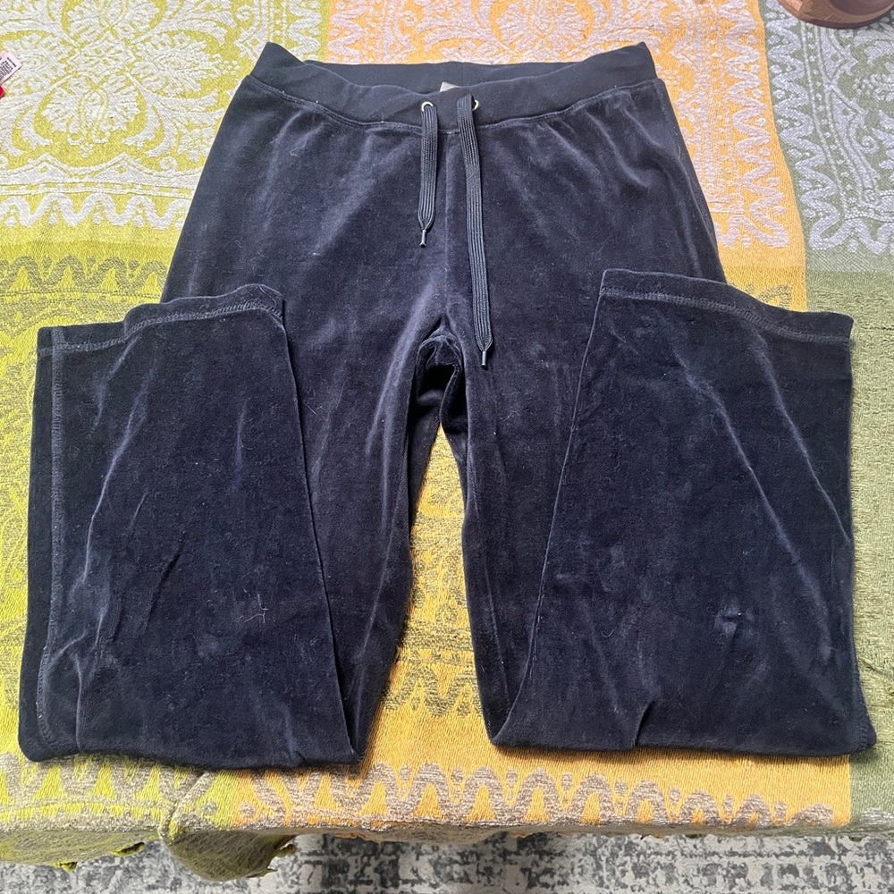 Jane Ashley Black Velour Pants